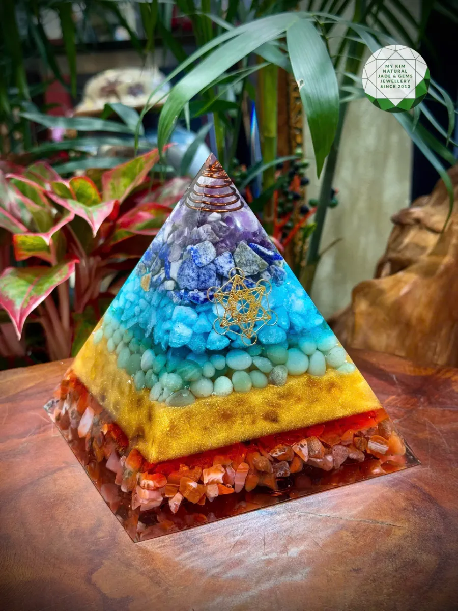 ✨ Tháp Năng Lượng Orgonite  7 Màu