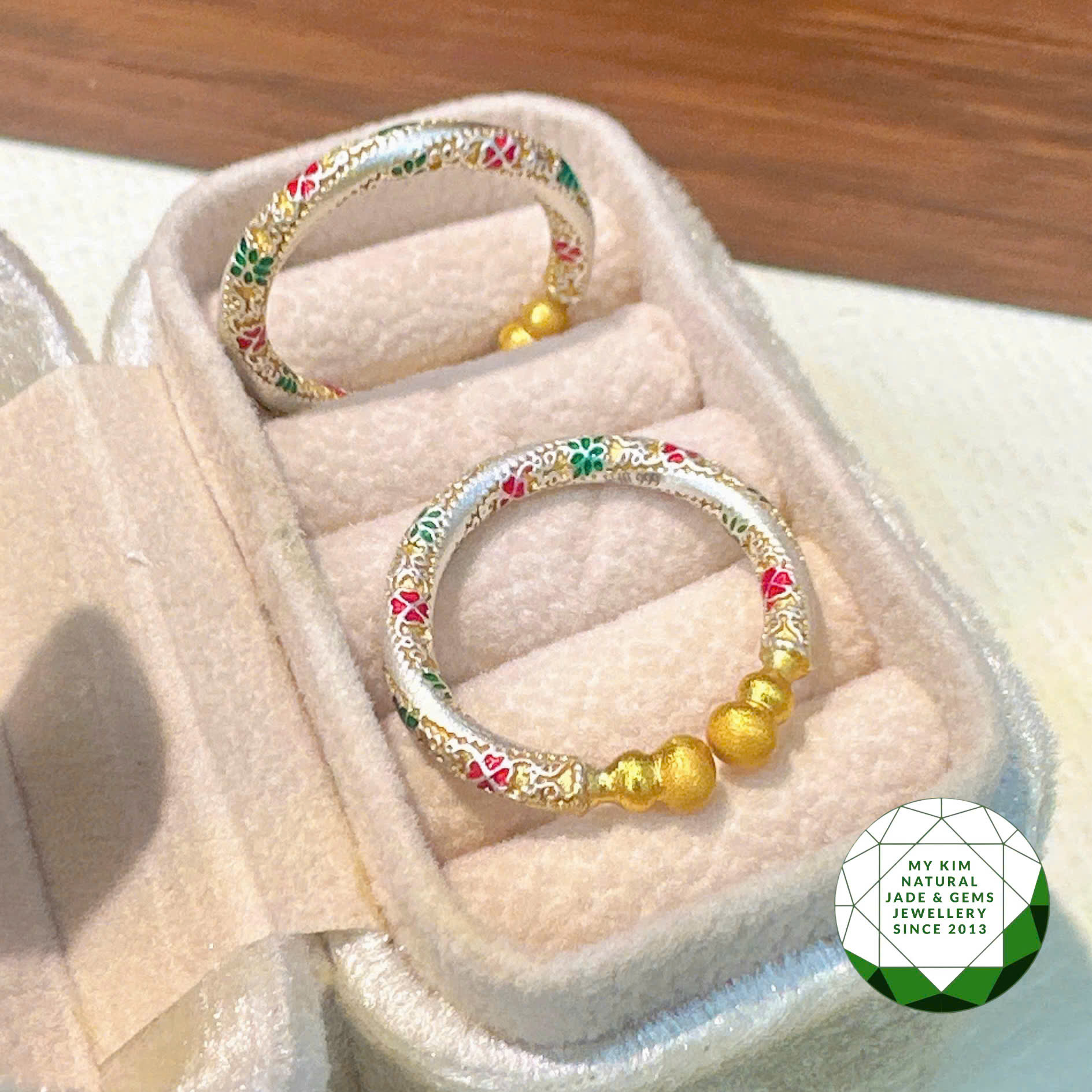 BST Nhẫn Bạc Cao Cấp - Hoa Văn Cổ Điển