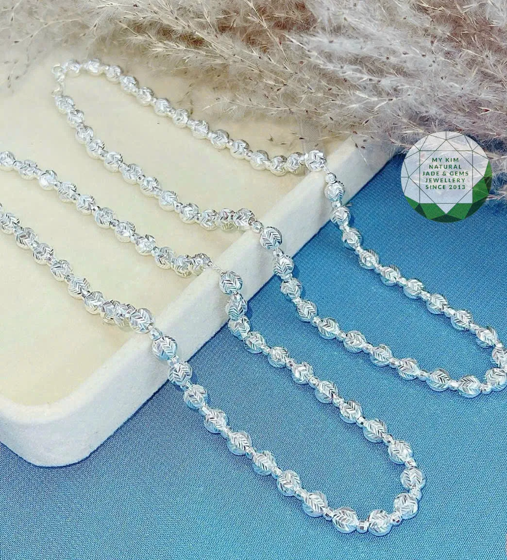 Dây Chuyền Bi Bạc Cao Cấp