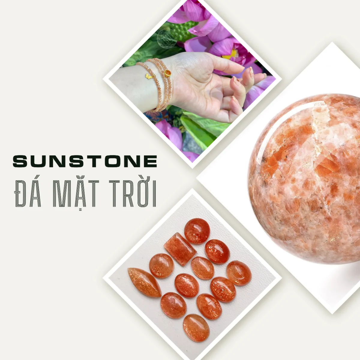 ☀️ SUNSTONE – ĐÁ MẶT TRỜI ✨ Ánh Sáng Ấm Áp