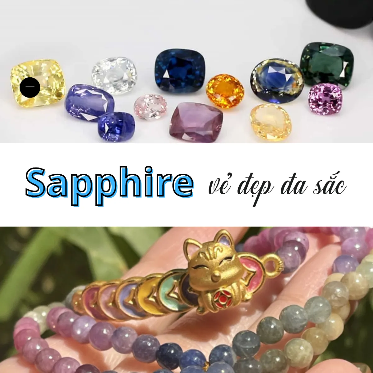 💎 SAPPHIRE – VIÊN ĐÁ CỦA TRÍ TUỆ VÀ VẺ ĐẸP VƯỢT THỜI GIAN