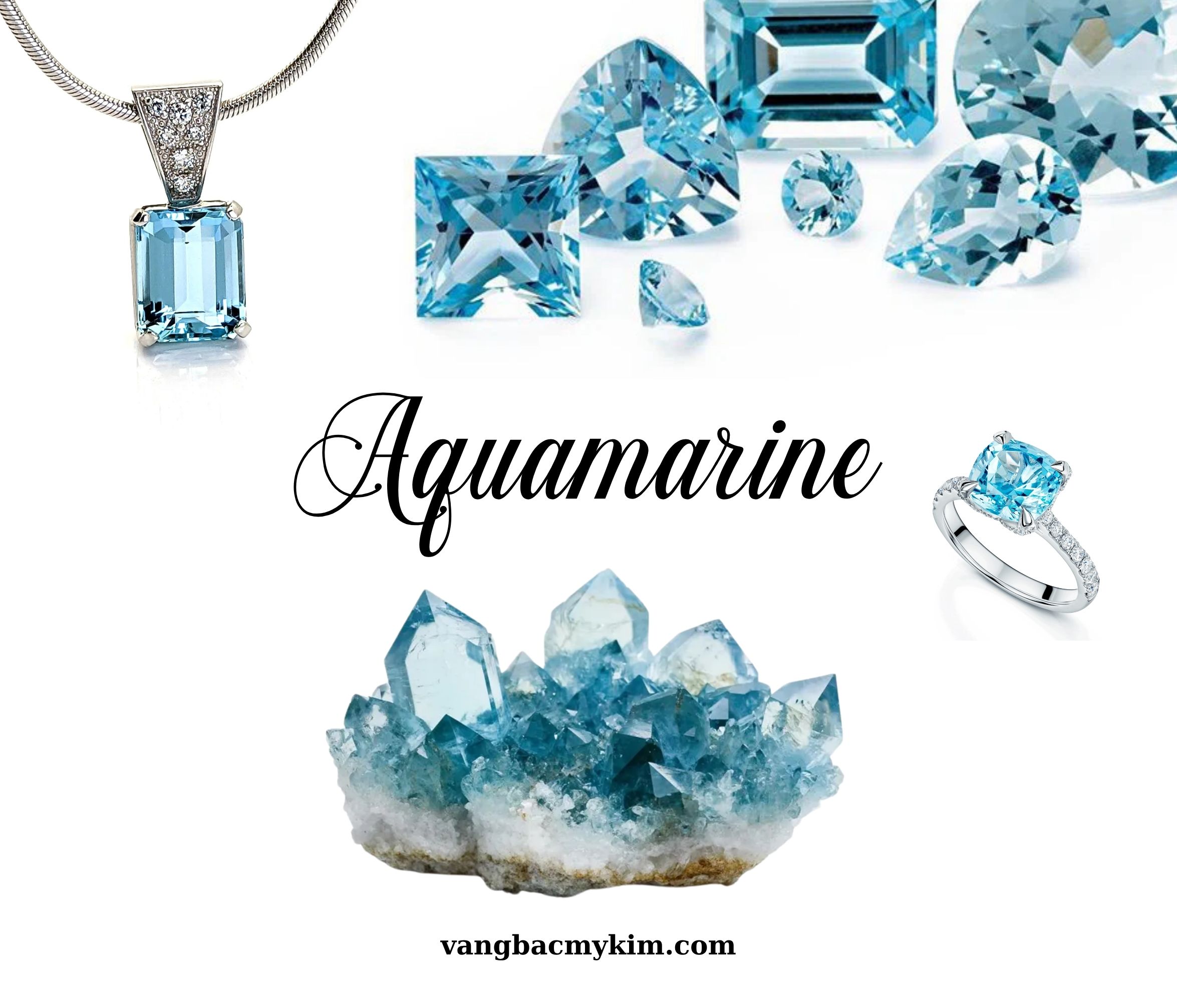 💧 Aquamarine – Viên Đá Của Biển Cả
