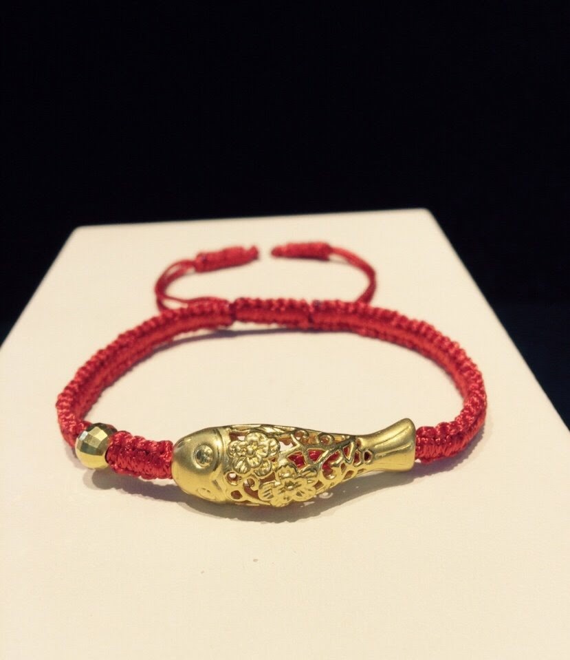 Vòng dây tết Cá chép + Bi vàng