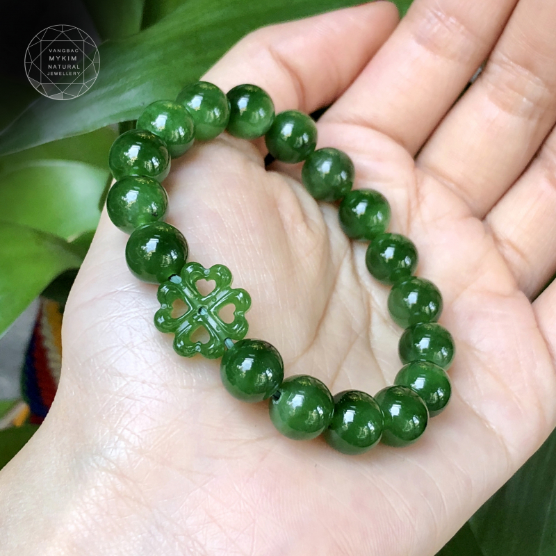 Vòng Ngọc bích thiên nhiên  (nephire  CANADA)