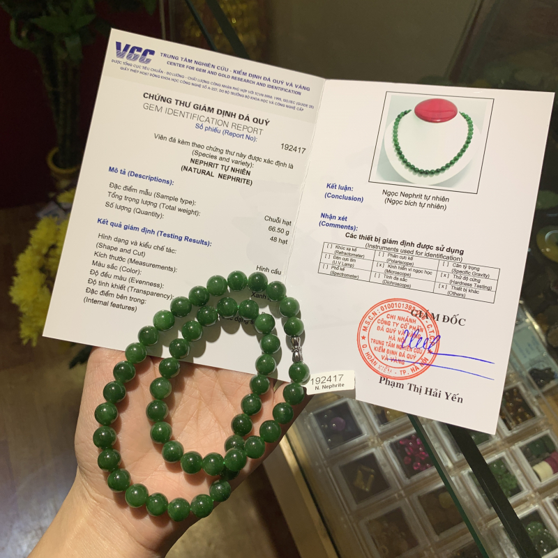 Vòng Cổ Ngọc Bích vip
