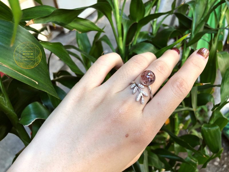 Nhẫn lá superseven bọc bạc si vàng trắng