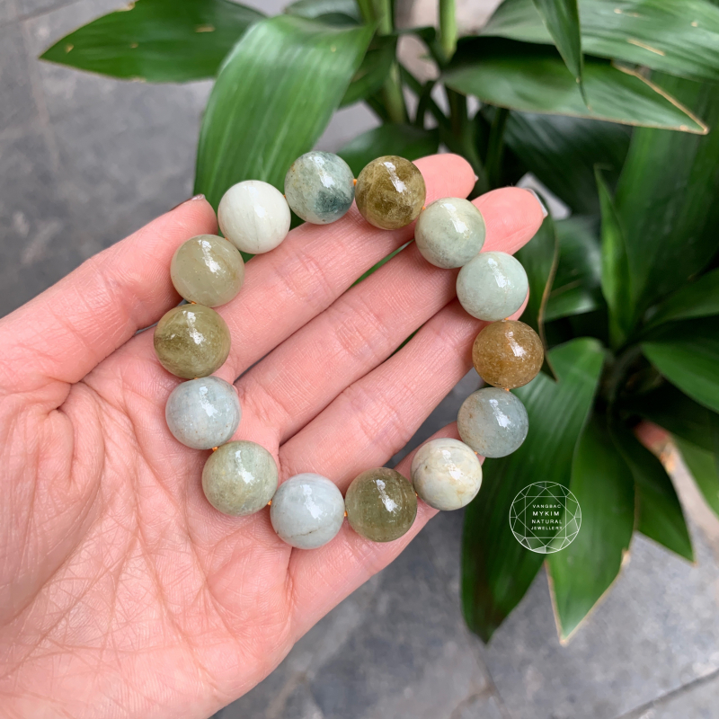 vòng trơn đá thạch anh tứ quý