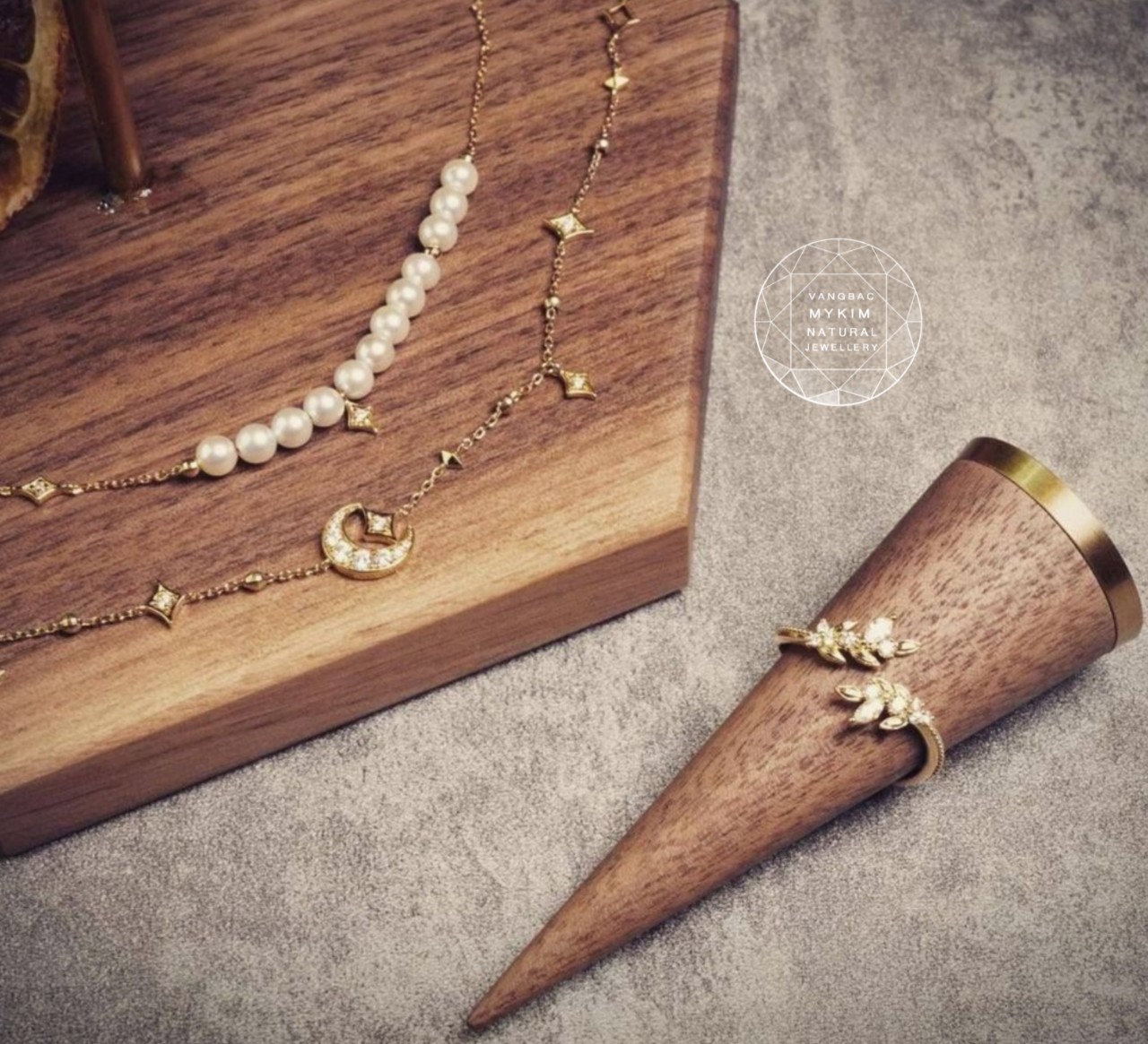 Nhẫn kiểu thiết kế - Vàng 10k - 14k - 18k - MS001