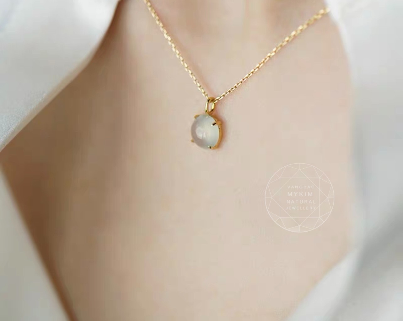Mặt dây Băng Ngọc Phỉ Thúy - Jadeite - Vàng 10k - 14k - 18l
