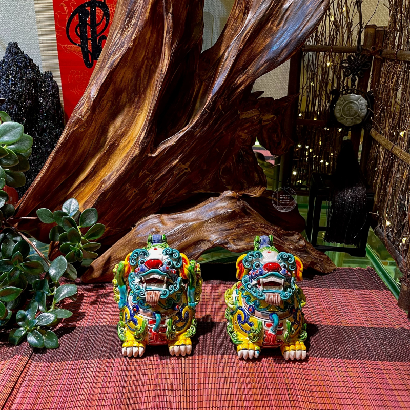 Tỳ Hưu Đôi – Gốm Sứ Men Rạn Đài Loan | Linh Vật Mang Phúc Lộc và Thịnh Vượng