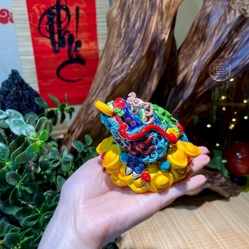 ✨ Cóc Thiềm Thừ Đĩnh Vàng – Gốm Sứ Men Rạn Đài Loan | Linh Vật Mang Phúc Lộc và Thịnh Vượng