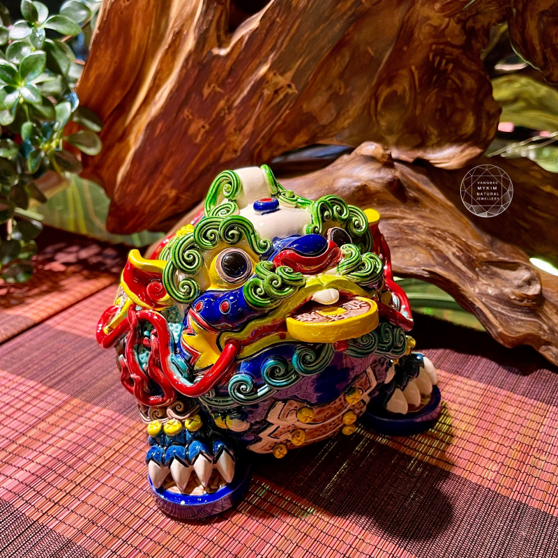 🐸 Cóc Thiềm Thừ Thần Tài – Đực – Gốm Sứ Men Rạn Đài Loan | Linh Vật Mang Tài Lộc, Phú Quý Đầy Đủ