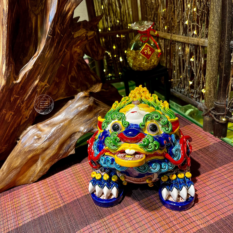 🐸 Cóc Thiềm Thừ Thần Tài – Cái – Gốm Sứ Men Rạn Đài Loan | Biểu Tượng Phú Quý & May Mắn