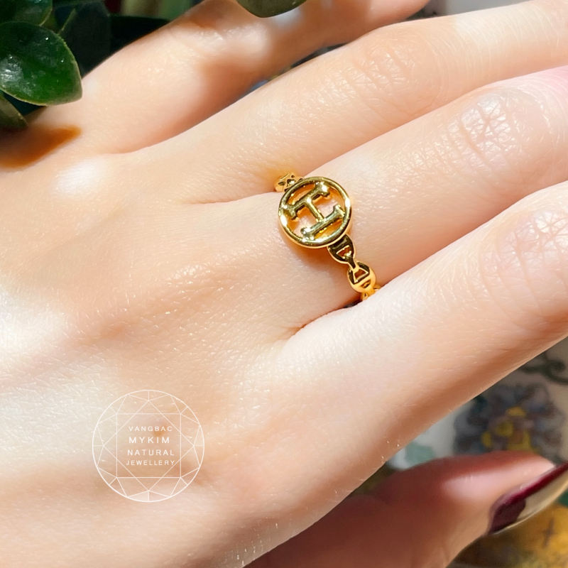 Nhẫn Chữ H - Vàng 14k