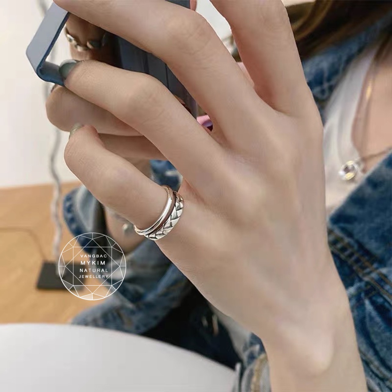 Nhẫn Bạc Nam Nữ - Bạc 925