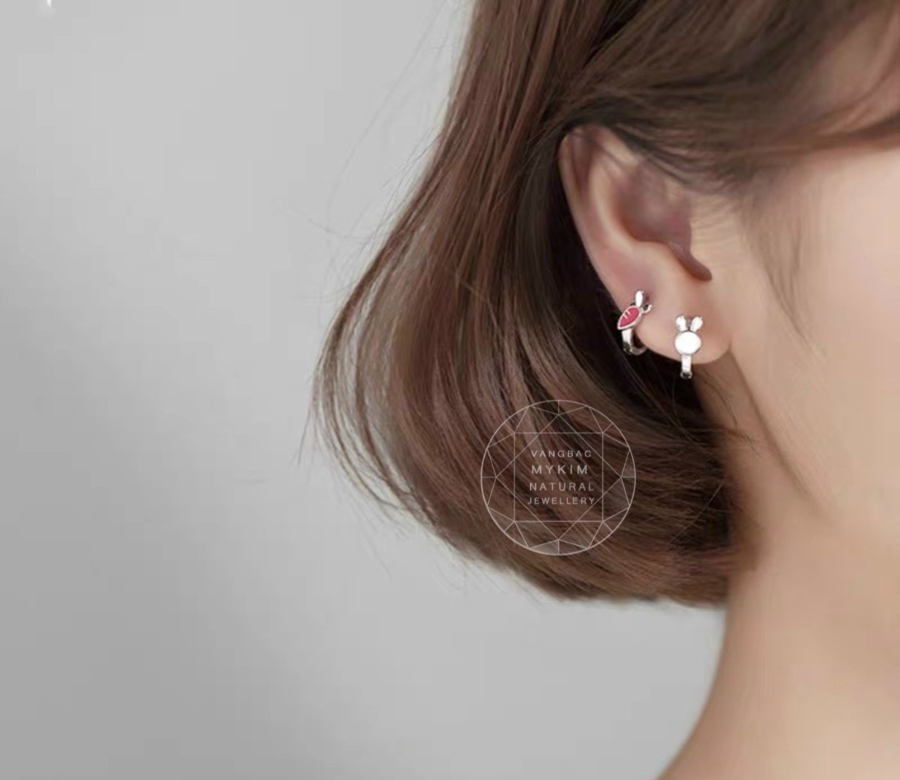 Bông Tai Bạc Trẻ Em - 925