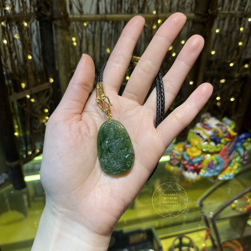 🙏 Mặt Phật Bản Mệnh Ngọc Bích Nephrite • Phổ Hiền Bồ Tát • Dành Cho Tuổi Thìn & Tỵ • Trang Sức Phong Thủy Bình An & Tài Lộc