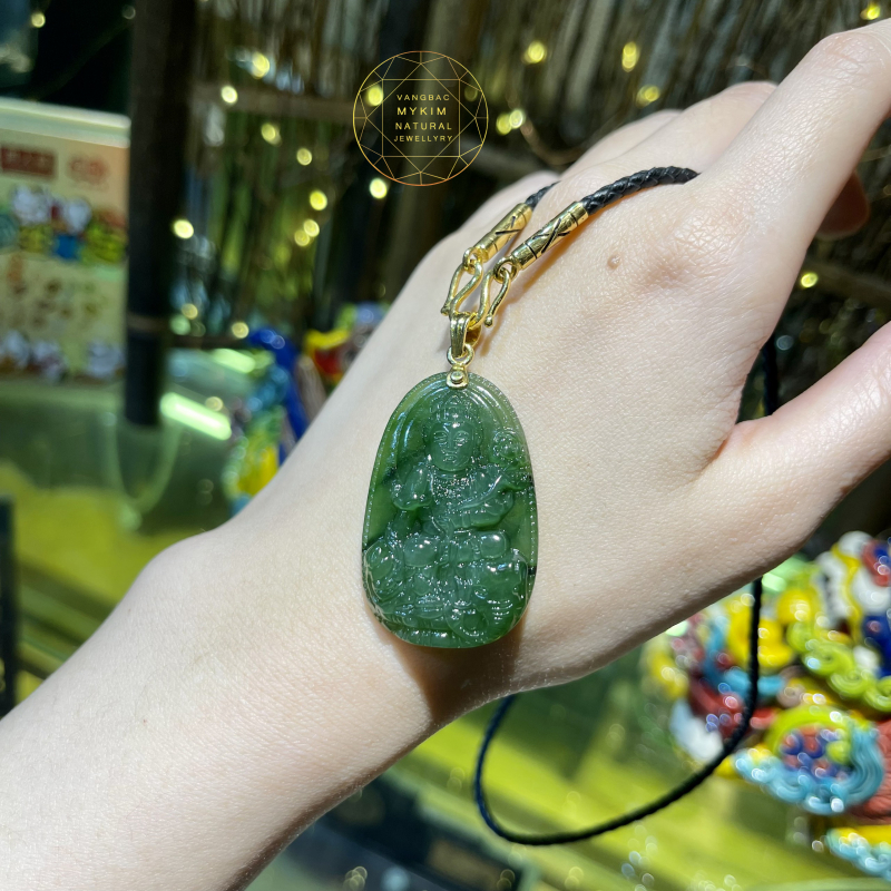 🙏 Mặt Phật Bản Mệnh Ngọc Bích Nephrite • Phổ Hiền Bồ Tát • Dành Cho Tuổi Thìn & Tỵ • Trang Sức Phong Thủy Bình An & Tài Lộc