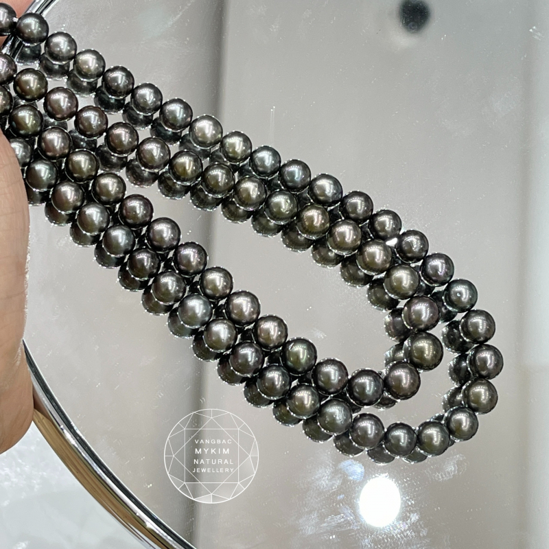 Chuỗi Ngọc Trai Đen Nước Mặn