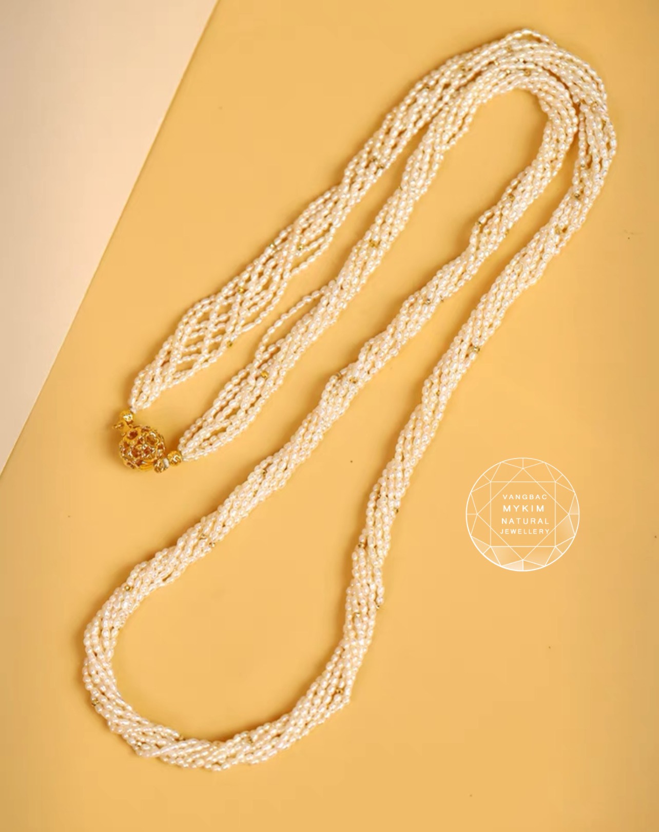 Chuỗi Ngọc Trai - Mix Vàng 10k