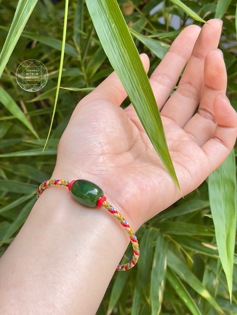 Kiềng Ngũ Sắc - Lu Thống Ngọc Bích Nephrite