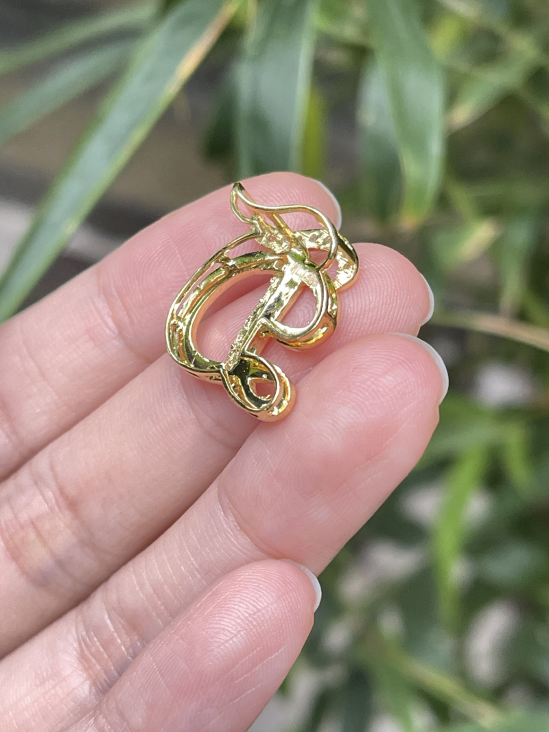 Mặt Dây Chữ Lồng Vàng 14k