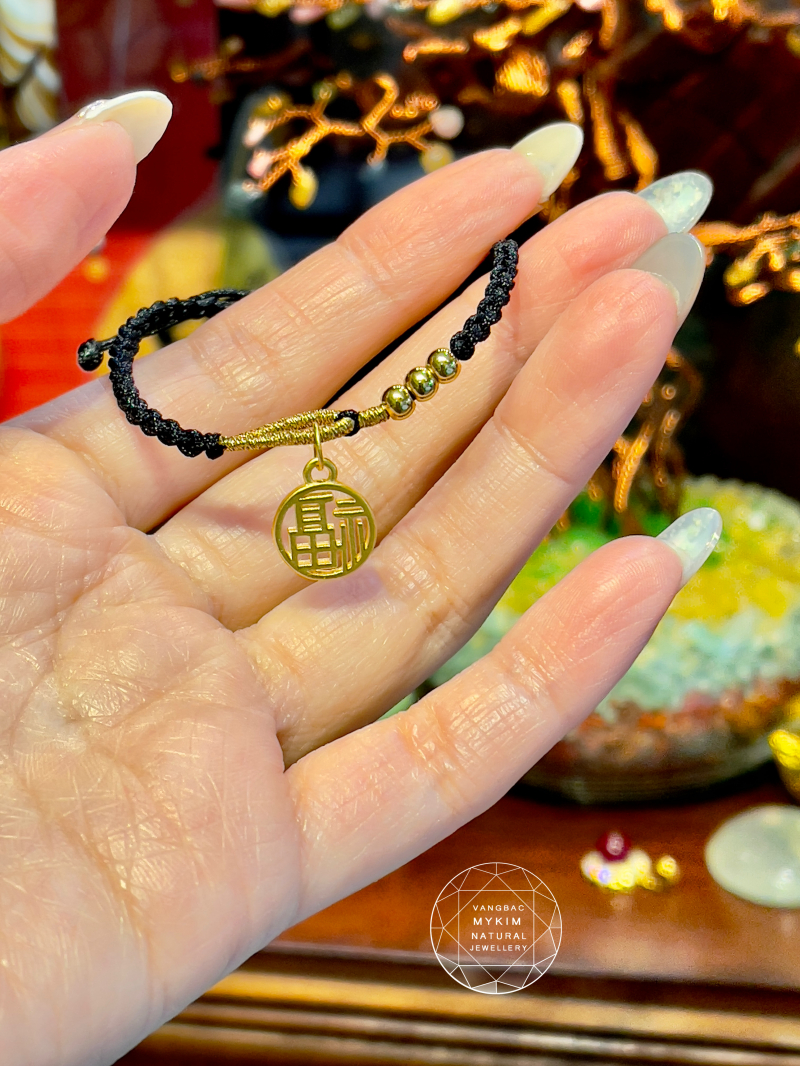 Dây Tết Charm Treo Vàng 
