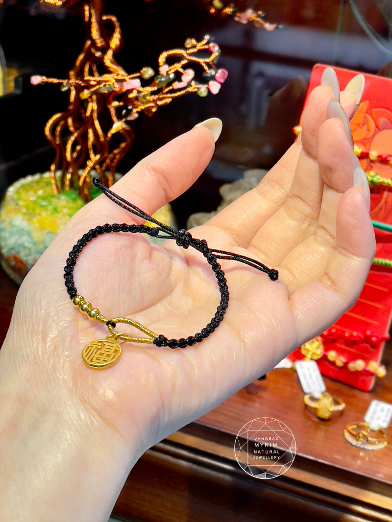 Dây Tết Charm Treo Vàng 