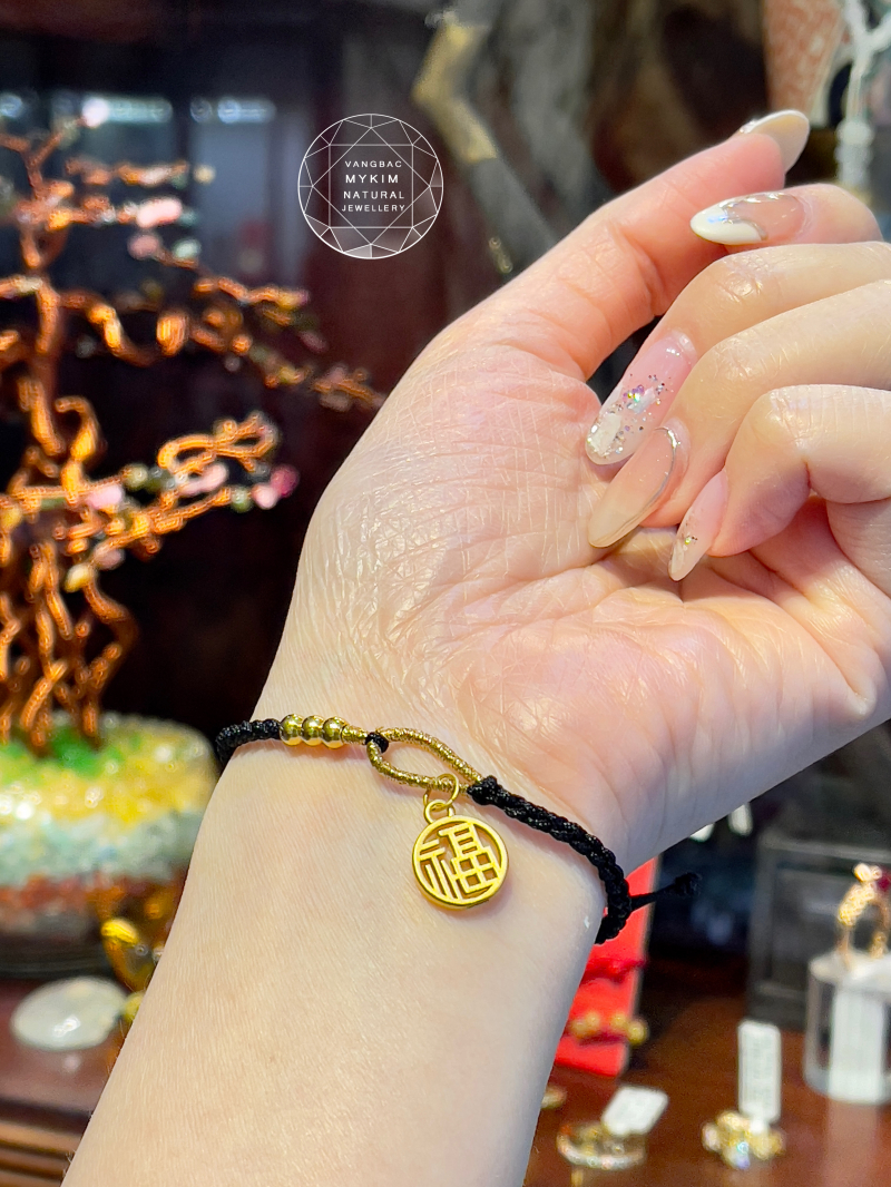 Dây Tết Charm Treo Vàng 