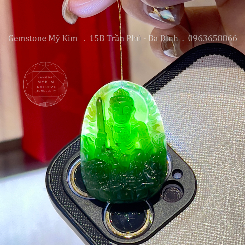 Phật Bản Mệnh Ngọc Bích Nephrite • Văn Thù Sư Lợi Bồ Tát • Phong Thủy Cho Tuổi Mão