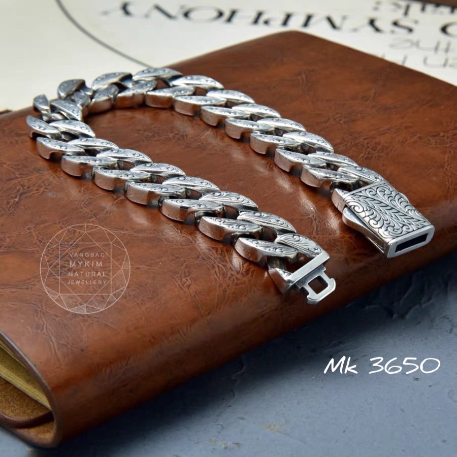 Lắc Bạc Cho Nam - Bạc 925 nguyên chất - Ms04