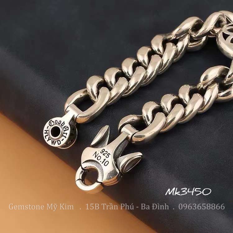 Lắc Bạc Cho Nam - Bạc 925 Nguyên Chất - MS008