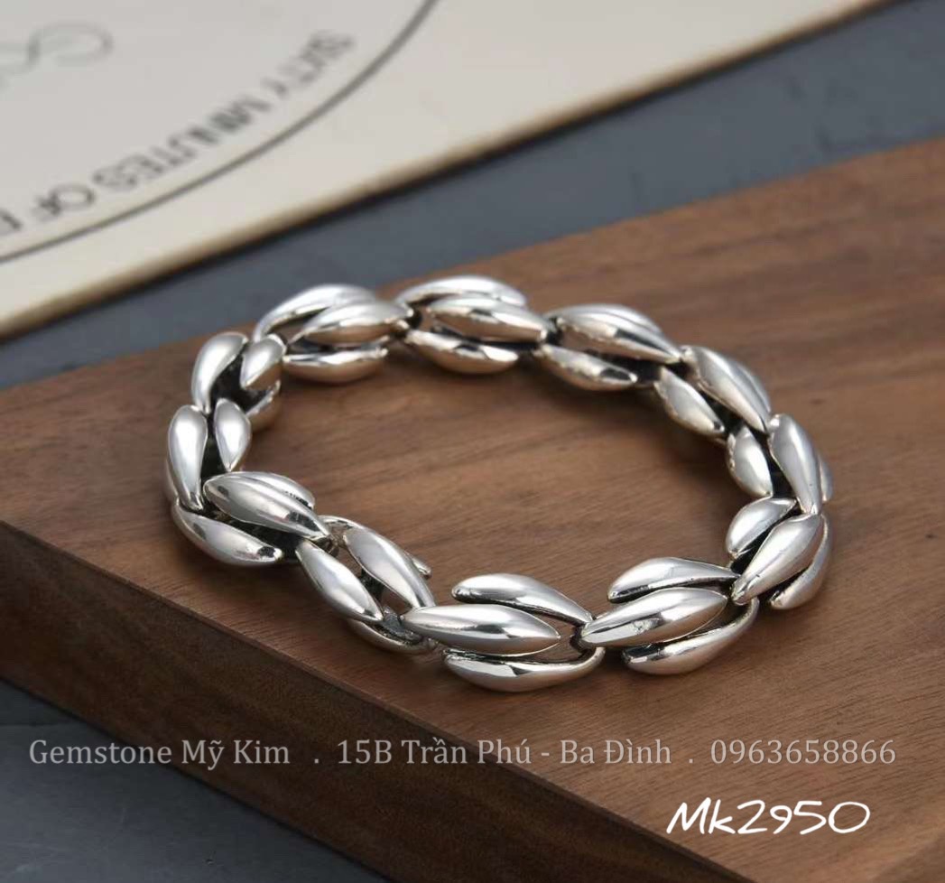 Lắc Bạc Cho Nam - Bạc 925 Nguyên Chất - MS007