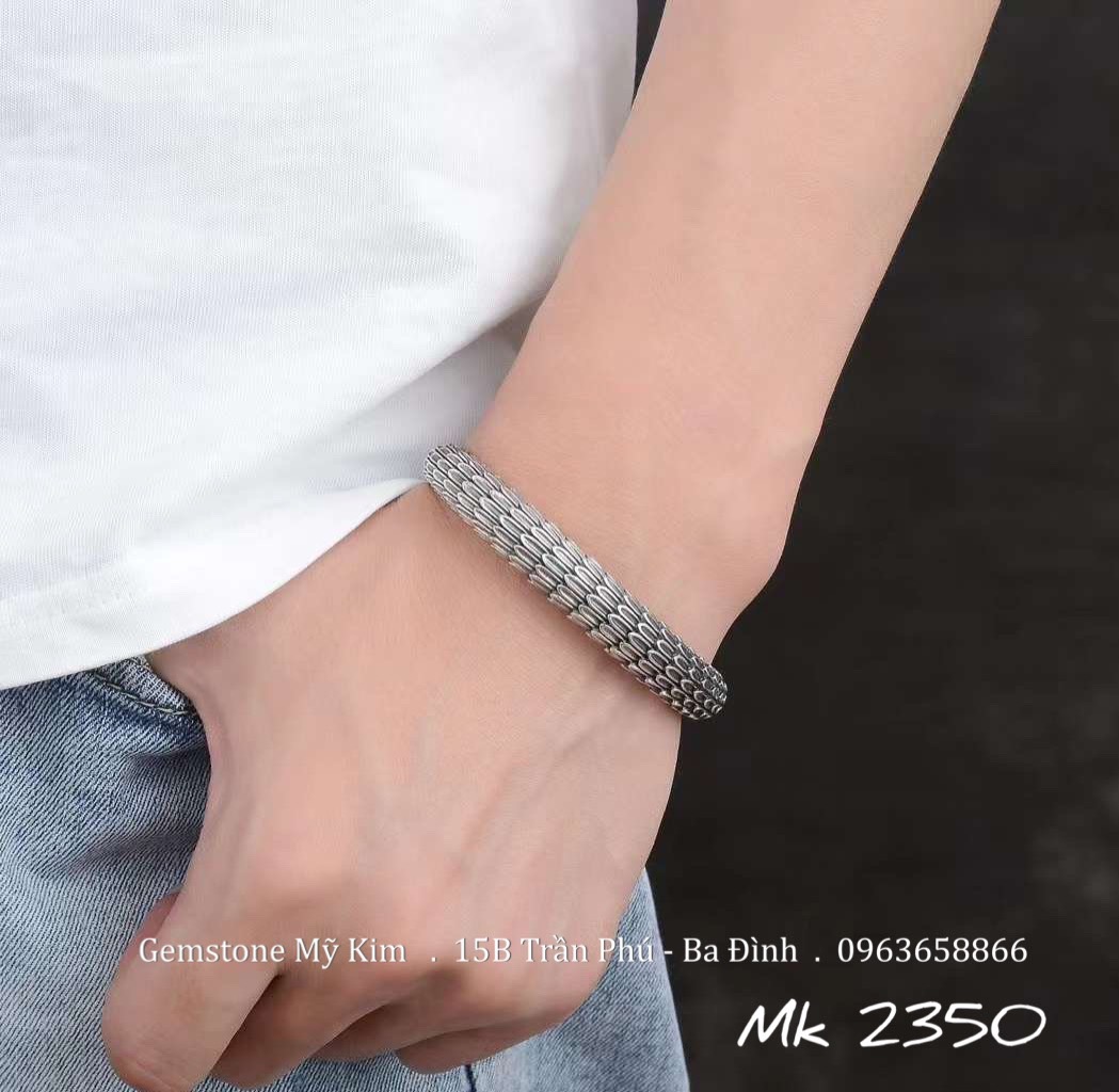 Lắc Bạc Cho Nam - Bạc 925 Nguyên Chất - MS015