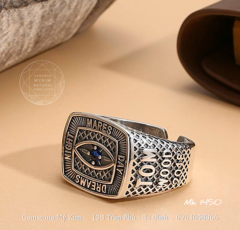 Nhẫn Nam Bạc 925 Nguyên Chất - MSN1