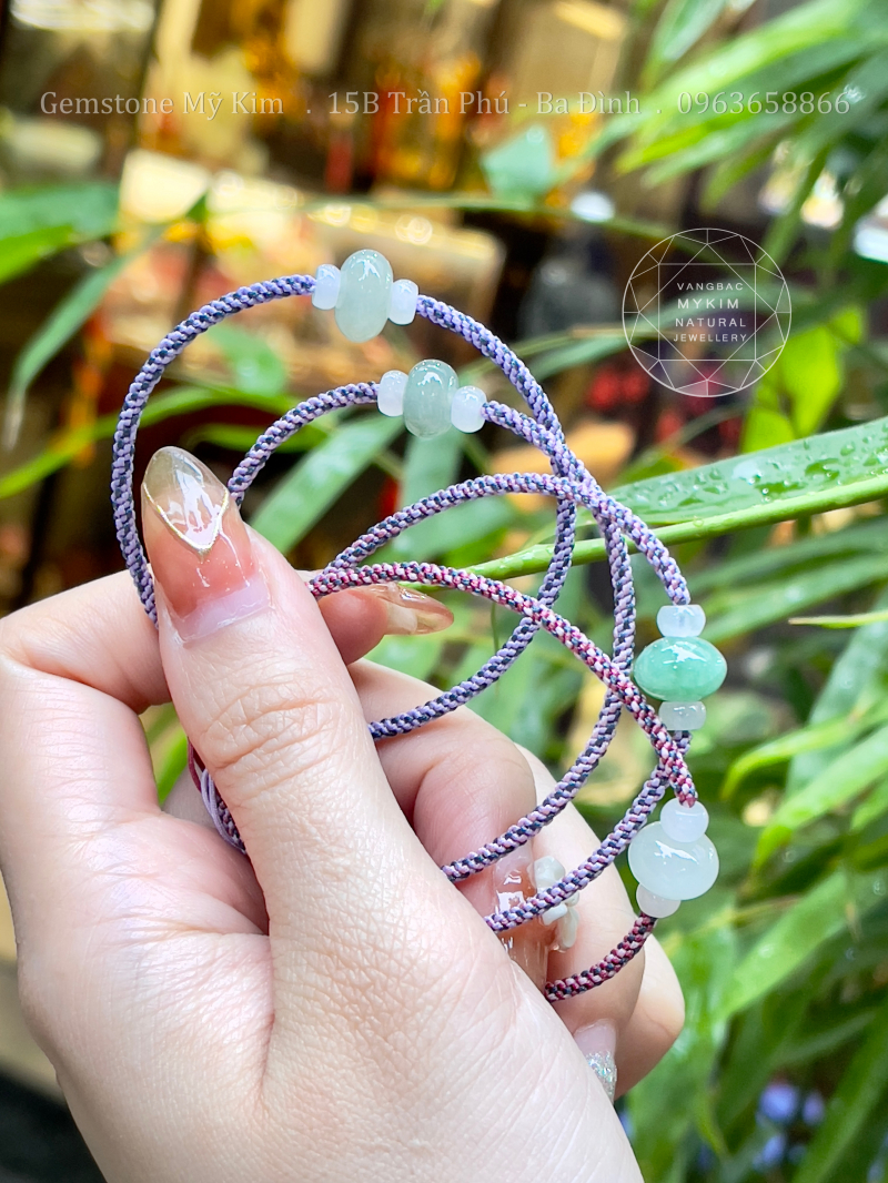 🧵 Dây Tết Lu Thống Ngọc Phỉ Thúy – Hài Hòa Ngũ Hành, Tĩnh Tại Tâm An