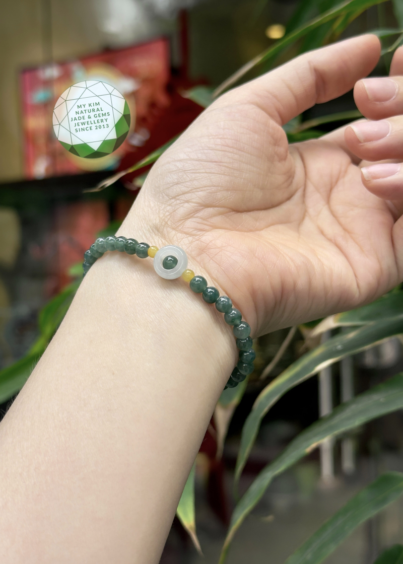 Vòng Lam Ngọc Phỉ Thúy – Jadeite VIP | Trang Sức Thiết Kế Thủ Công Tinh Xảo