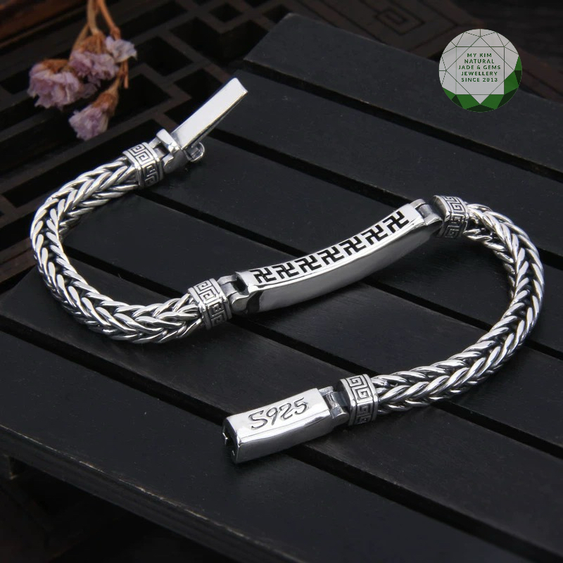 Lắc Tay Bạc Thái 925 cho nam - Ms086