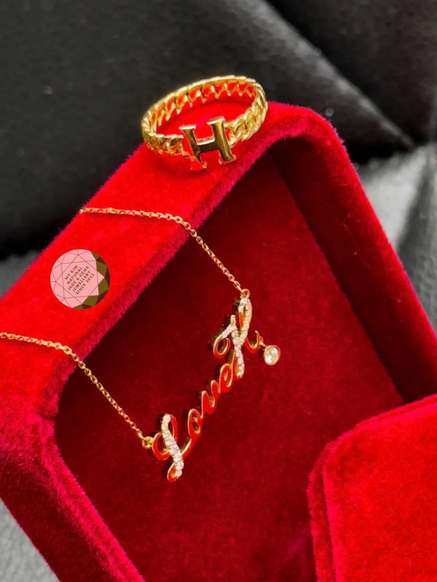 Dây chuyền chữ Love - Vàng 10k - 14k - 18k
