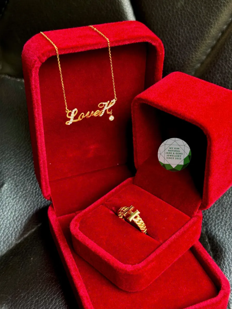 Dây chuyền chữ Love - Vàng 10k - 14k - 18k