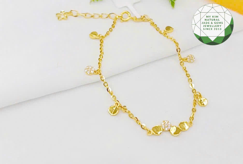 🧡 BST Lắc Tay Nữ Vàng 10k – Duyên Dáng Trong Từng Chuyển Động