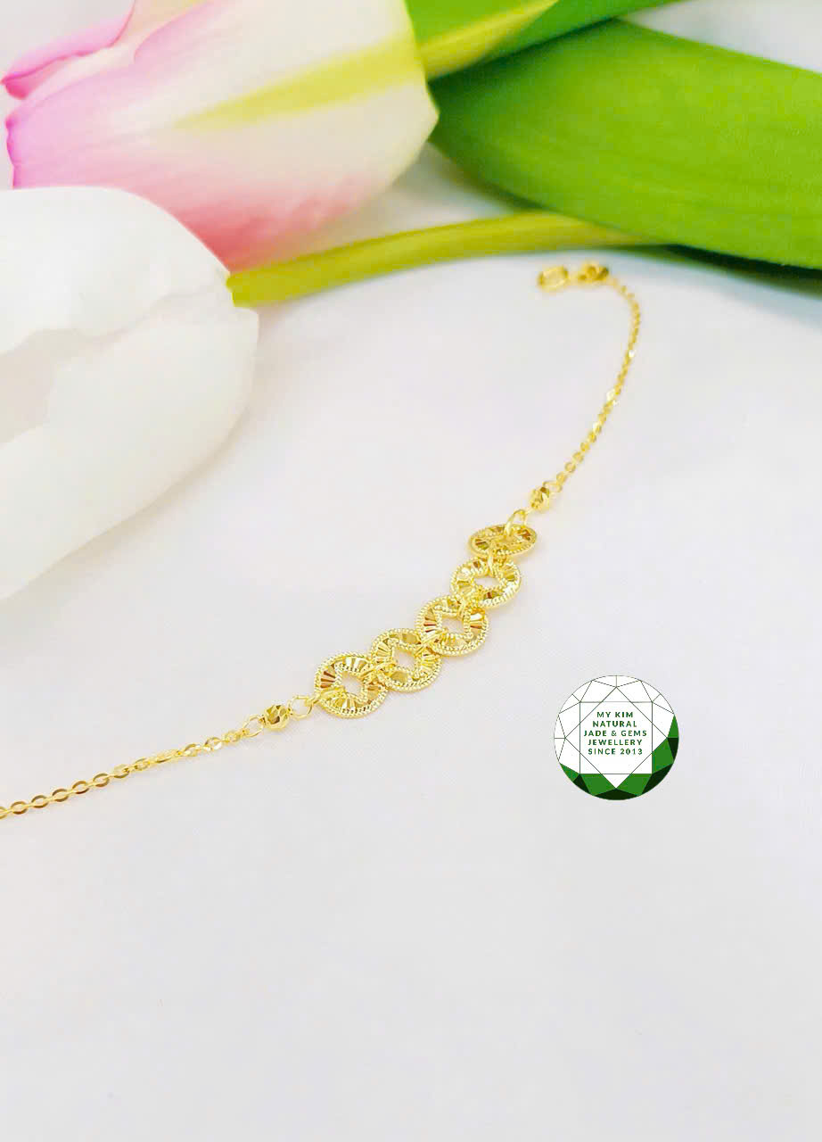 🧡 BST Lắc Tay Nữ Vàng 10k – Duyên Dáng Trong Từng Chuyển Động