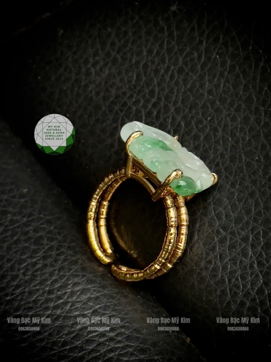 Nhẫn Ngọc Phỉ Thúy Vàng 14k