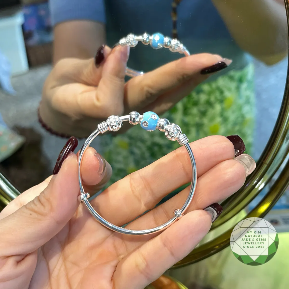 Vòng Tay Bạc 925 Cho Bé – Phối Bi Kim Tiền Dịu Nhẹ, Thiết Kế An Toàn 